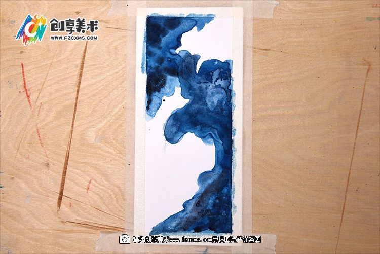 中国风《水彩蚕丝装饰画》原创水彩教程